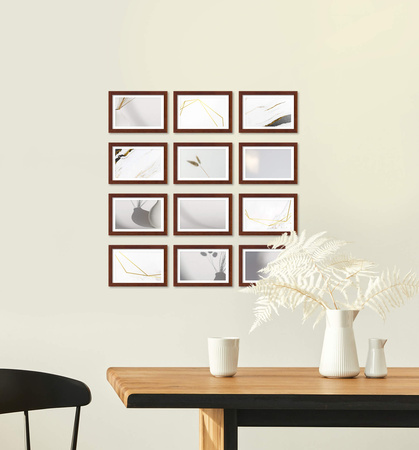 Zestaw ramek PINIA 3 GF0026 - galeria ramek na 12 zdjęć