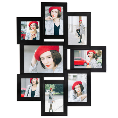 Multirama MULTI HEN 2 ramka na zdjęcia na 8 zdjęć - czarna
