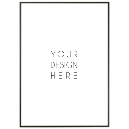 Czarna ramka aluminiowa na zdjęcia Royall 50x70 cm