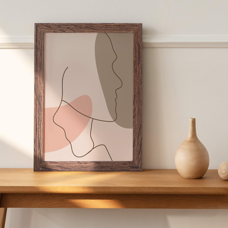 Brązowa ramka na zdjęcie FDM M6 13x18 cm