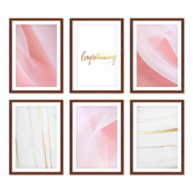 Zestaw ramek PINIA 3 GF0020 - galeria ramek na 6 zdjęć
