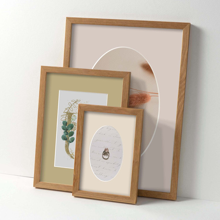 Passe partout 10x15 (6x9) OWAL BEŻOWE CREAM