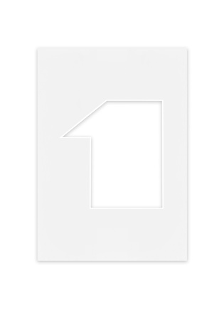 Passe Partout okienko w kształcie CYFERKI "1"