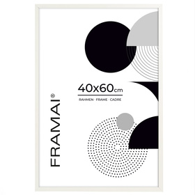 Biała ramka na zdjęcia FDM M1 40x50 cm