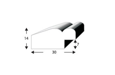 Ramka drewniana na zdjęcia DRZ C 11 13x18 cm