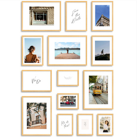 Zestaw naturalnych ramek galeria 0 GF0001