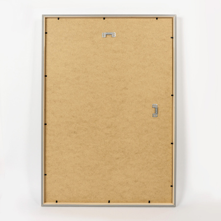 Ramka na zdjęcia drewniana UNO S Srebrna 40x60 cm