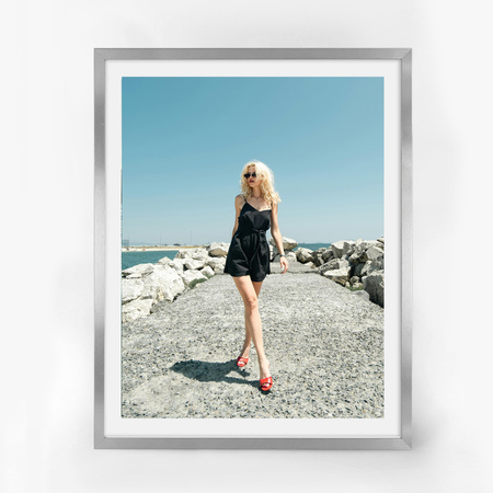 Srebrna ramka na zdjęcia HEN S 40x50 cm