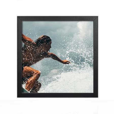 Czarna ramka na zdjęcia KEA 2 30x30 cm