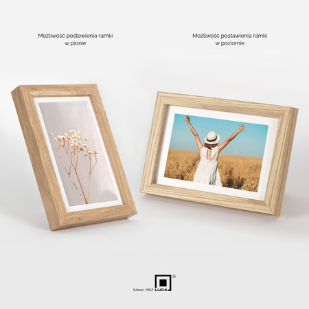 Ramka na zdjęcie FDM M02 kolor dębowy 10x15 cm