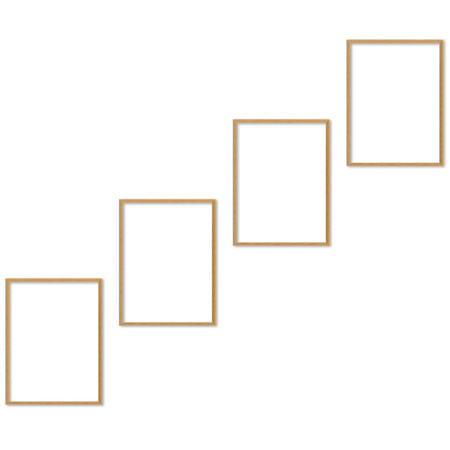 Zestaw ramek PINIA 00 GF0034 R - galeria ramek na 4 zdjęcia