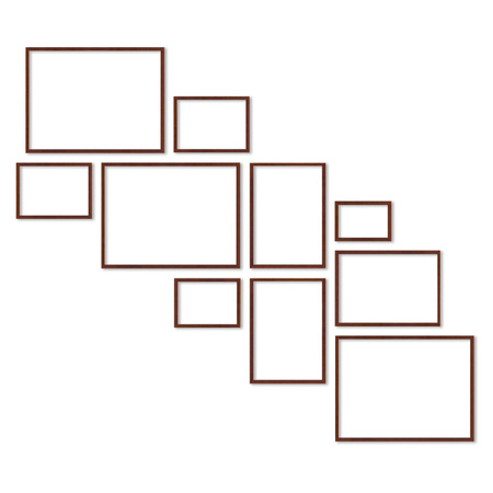 Zestaw ramek PINIA 3 GF0033 L - galeria ramek na 10 zdjęć