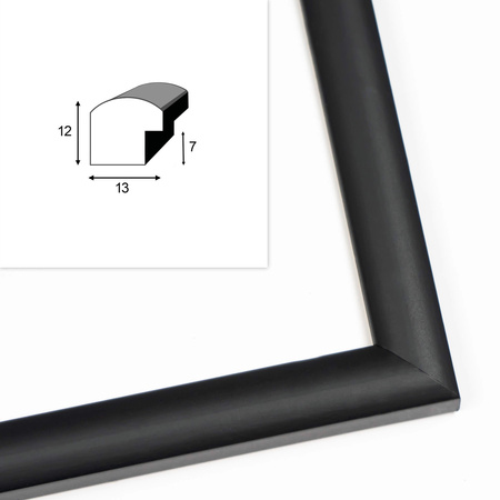 Zestaw czarnych ramek galeria HIT 02 GF0003