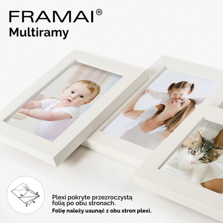 Multirama MULTI HEN 1 ramka na zdjęcia na 9 zdjęć - biała