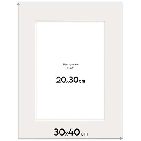 Pakiet 5 szt. Passe Partout 30x40 (20x30) SZARY MGLISTY FOG