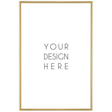 Złota ramka aluminiowa na zdjęcia Royall 40x60 cm