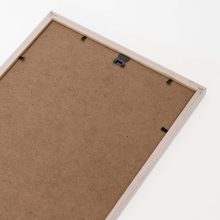 Srebrna ramka drewniana na zdjęcia DRWA FS 25x38 cm