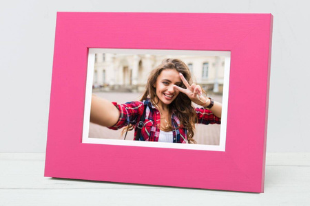 Ramka drewniana na zdjęcia DRL E 7 28x35 cm