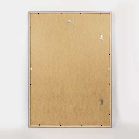 Ramka na zdjęcia drewniana UNO S Srebrna 50x70 cm