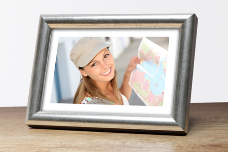 Ramka drewniana na zdjęcia DRI C S 10x15 cm