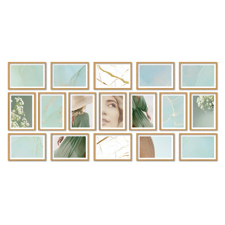 Zestaw ramek PINIA 00 kolor dębu GF0028 - galeria na 17 zdjęć