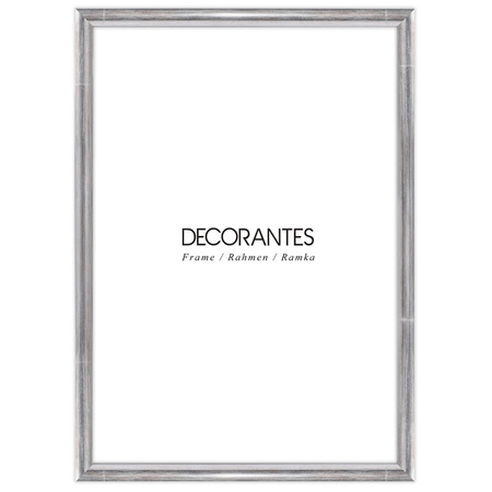 Srebrna ramka drewniana na zdjęcia EKO S2 24x30 cm