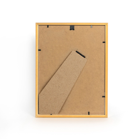 Złota ramka drewniana na zdjęcia EKO Z4 18x24 cm