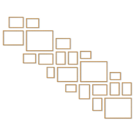 Zestaw ramek PINIA 00 GF0035 L- galeria ramek na 21 zdjęć