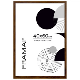 Brązowa ramka na zdjęcia HEN 4 40x60 cm