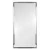 Lustro w ramie srebrnej jasny chrom wiszące LUCA LU-1488