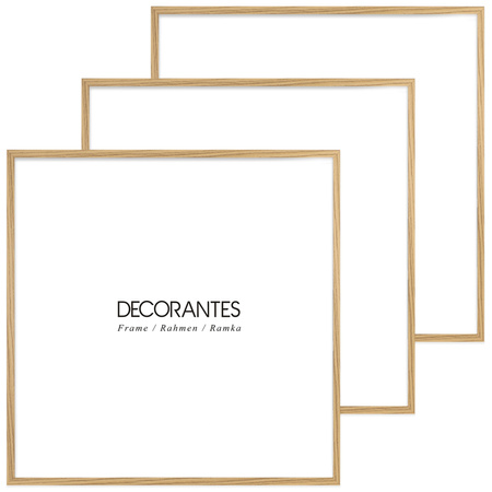 Ramka na zdjęcia 40x40 cm w dębowym kolorze FDM 02