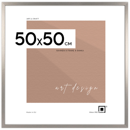 Srebrna ramka na zdjęcie LUX S 50x50 cm