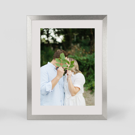 Pakiet 3 szt. srebrnych ramek na zdjęcia HEN S 30x40 cm