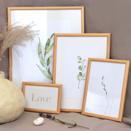 Naturalna ramka drewniana DRWA 0 30x40 cm