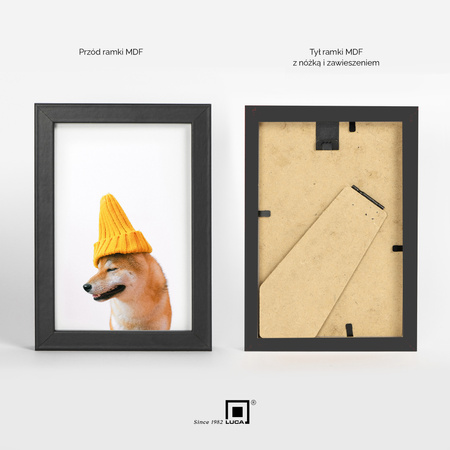 Czarna ramka na zdjęcia FDM M2 10x15 cm