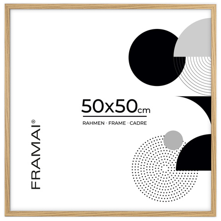 Ramka na zdjęcia 50x50 cm w dębowym kolorze FDM 02