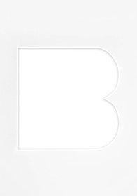 Passe Partout okienko w kształcie LITERKI "B"