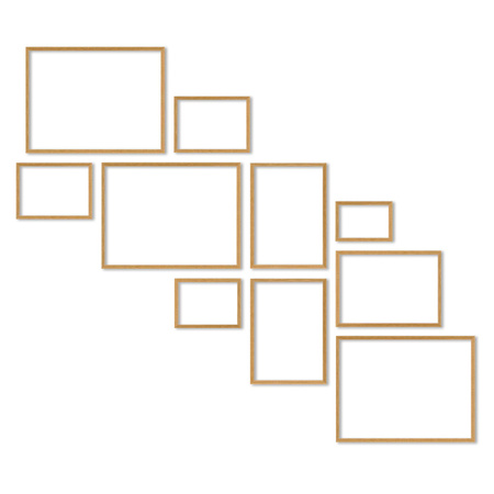 Zestaw ramek PINIA 00 GF0033 L - galeria ramek na 10 zdjęć