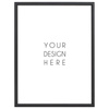 Ramka czarna drewniana 30x40 cm DRWA 2