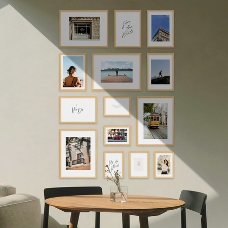 Zestaw naturalnych ramek galeria 0 GF0001