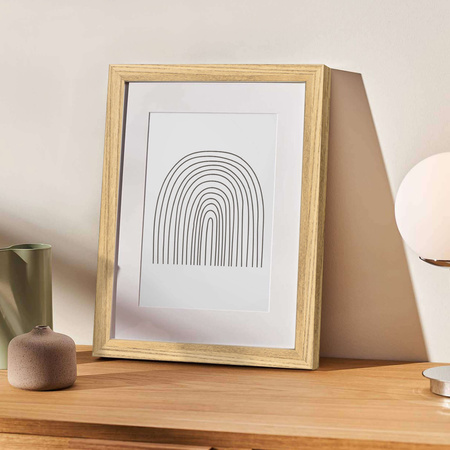 Pakiet 5 szt. ramek na zdjęcia kolor dębowy FDM M02 15x21 cm