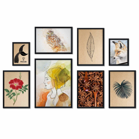 Zestaw czarnych ramek galeria HIT 02 GF0009