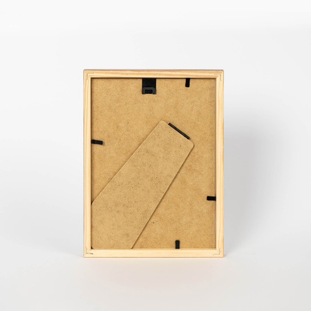 Biała ramka drewniana PINIA 1 13x18 cm