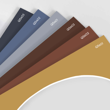 Passe partout 18x24 (13x18) OWAL BRĄZOWY CARMEL