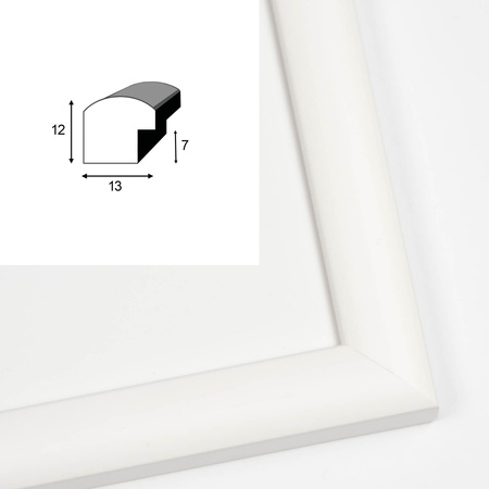 Zestaw białych ramek galeria HIT 01 GF0001