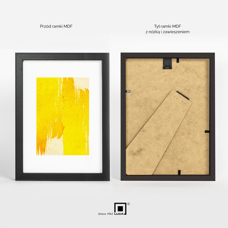 Pakiet 5 szt. czarnych ramek na zdjęcia FDM M2 15x21 cm