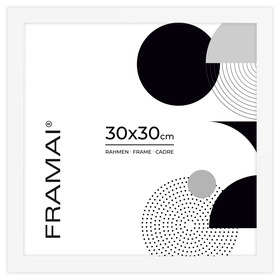 Biała ramka na zdjęcia HEN 1 30x30 cm
