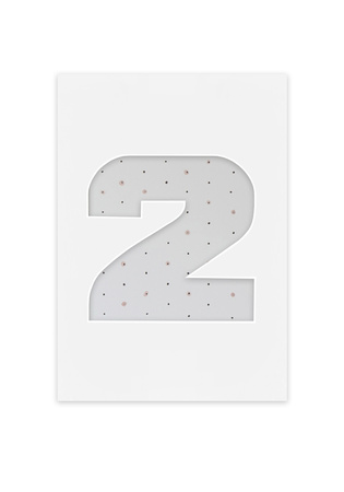 Passe Partout okienko w kształcie CYFERKI "2"