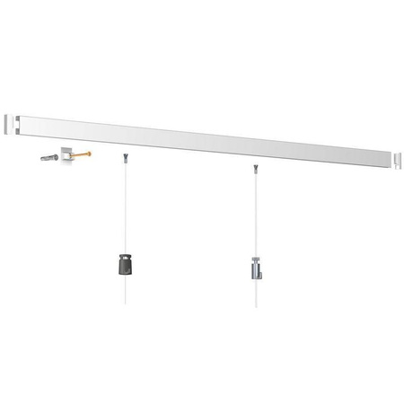 Szyna zatrzaskowa biała Click Rail