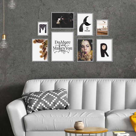 Zestaw szarych ramek galeria Pinia 05 GF0009